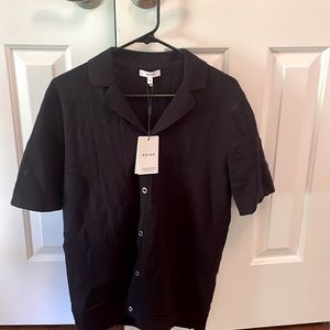 Reiss M Jacob Cuban Shirt (Navy)